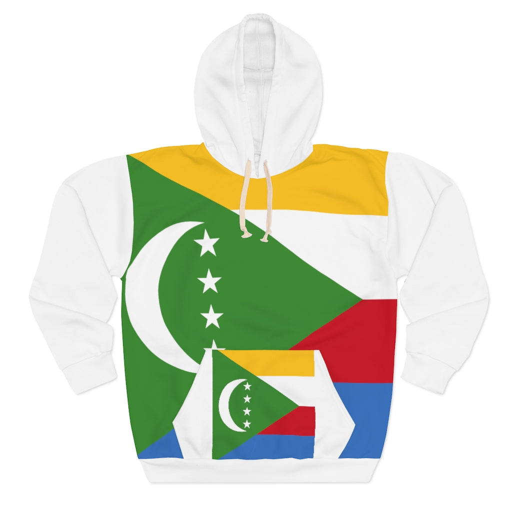 Comoros AOP Unisex Pullover Hoodie