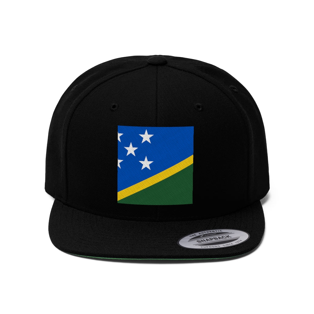 SOLOMON ISLANDS Unisex Flat Bill Hat