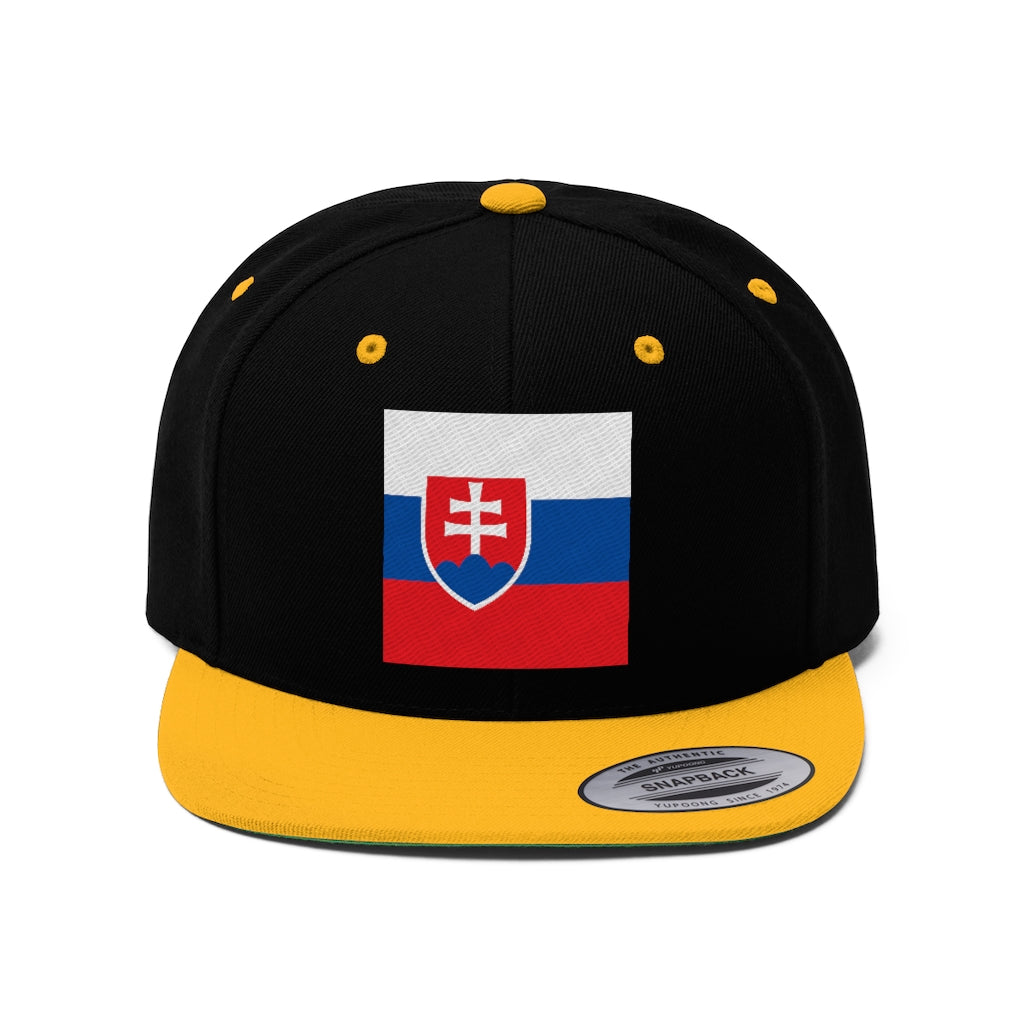 SLOVAKIA Unisex Flat Bill Hat