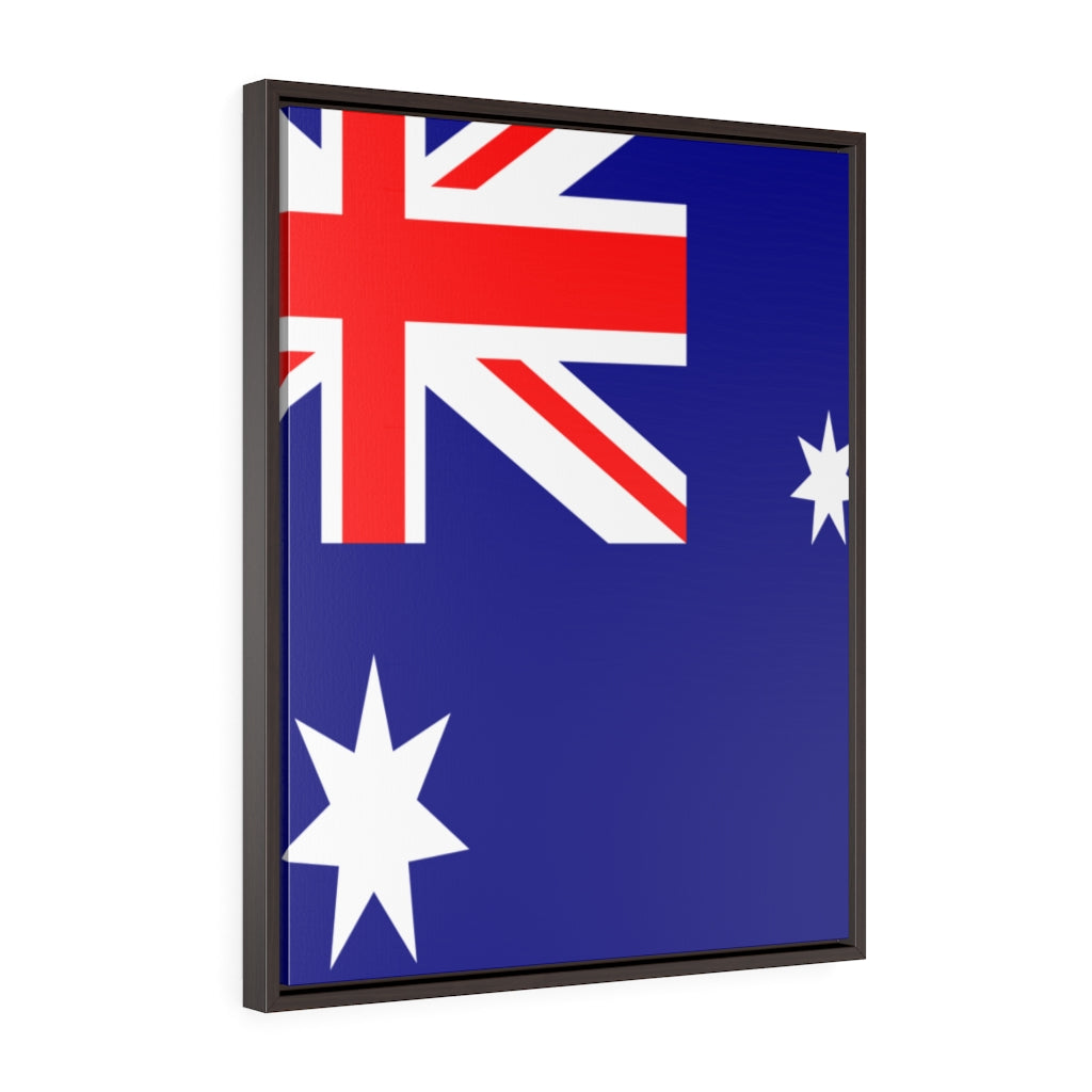 AUSTRALIA Vertical Framed Premium Gallery Wrap Canvas