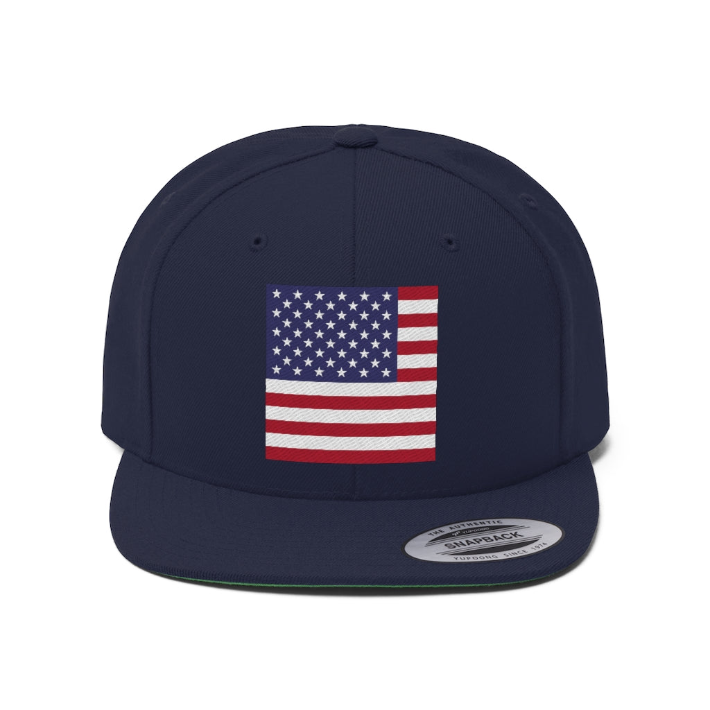 United states Unisex Flat Bill Hat