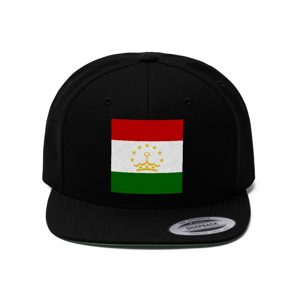 TAJIKISTAN Unisex Flat Bill Hat