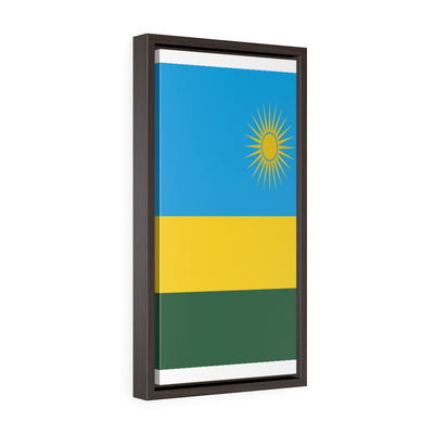 RWANDA Vertical Framed Premium Gallery Wrap Canvas