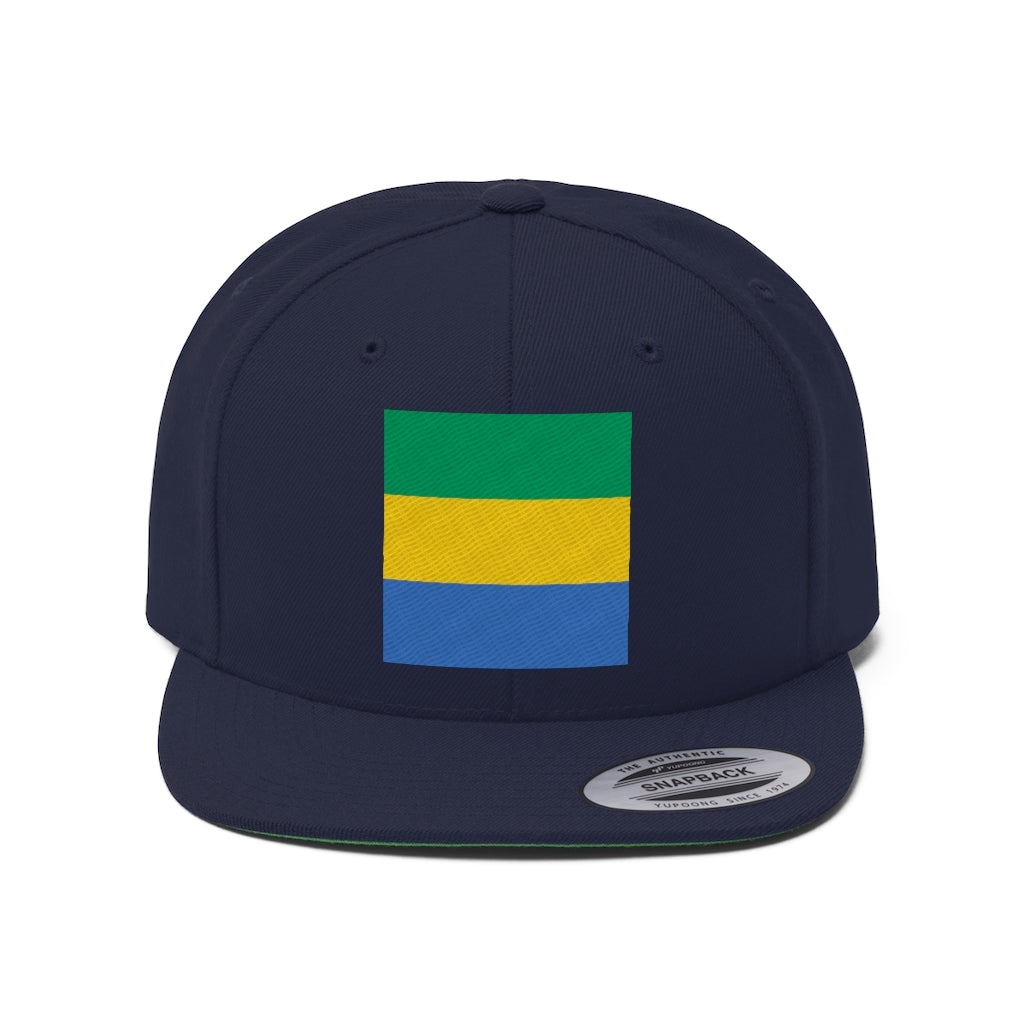 GABON Unisex Flat Bill Hat