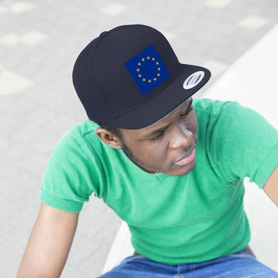 EUROPE Unisex Flat Bill Hat