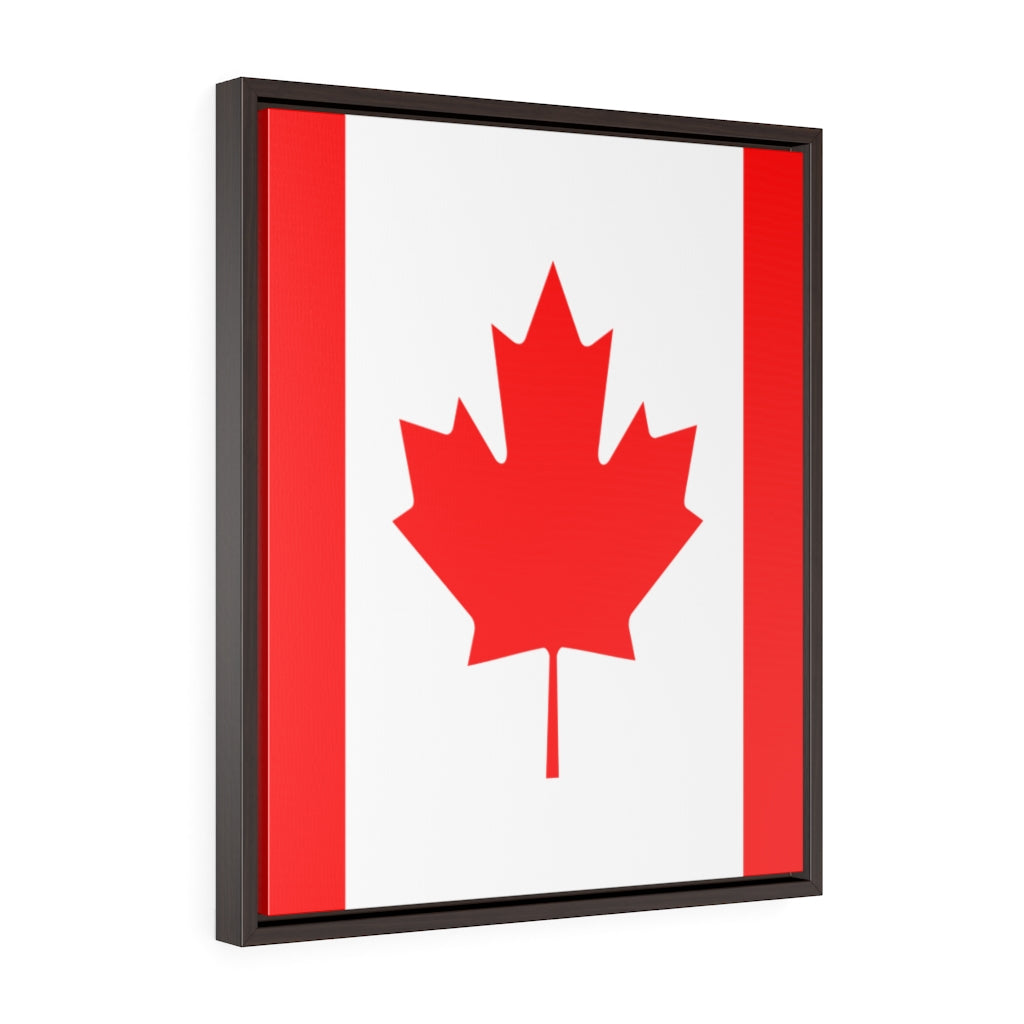 Canada Vertical Framed Premium Gallery Wrap Canvas