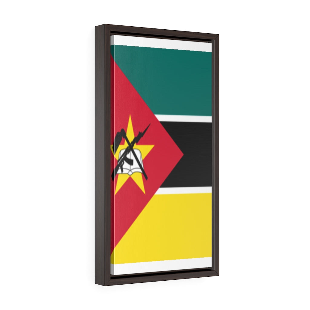 MOZAMBIQUE Vertical Framed Premium Gallery Wrap Canvas