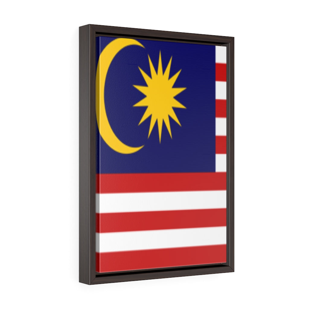 MALAYSIA Vertical Framed Premium Gallery Wrap Canvas