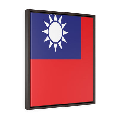 TAIWAN Vertical Framed Premium Gallery Wrap Canvas