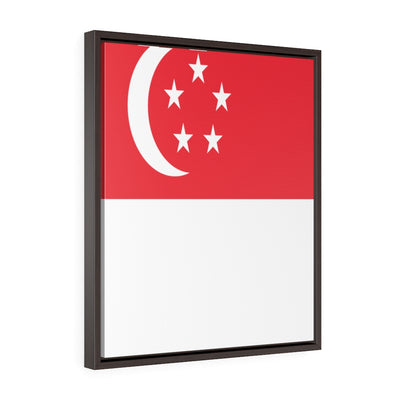 SINGAPORE Vertical Framed Premium Gallery Wrap Canvas