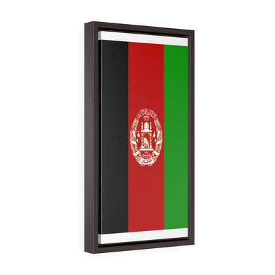 Afghanistan Vertical Framed Premium Gallery Wrap Canvas