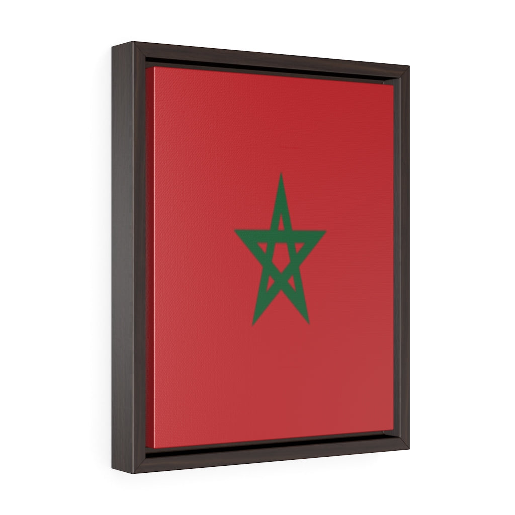 MOROCCO Vertical Framed Premium Gallery Wrap Canvas