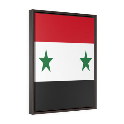 SYRIA Vertical Framed Premium Gallery Wrap Canvas