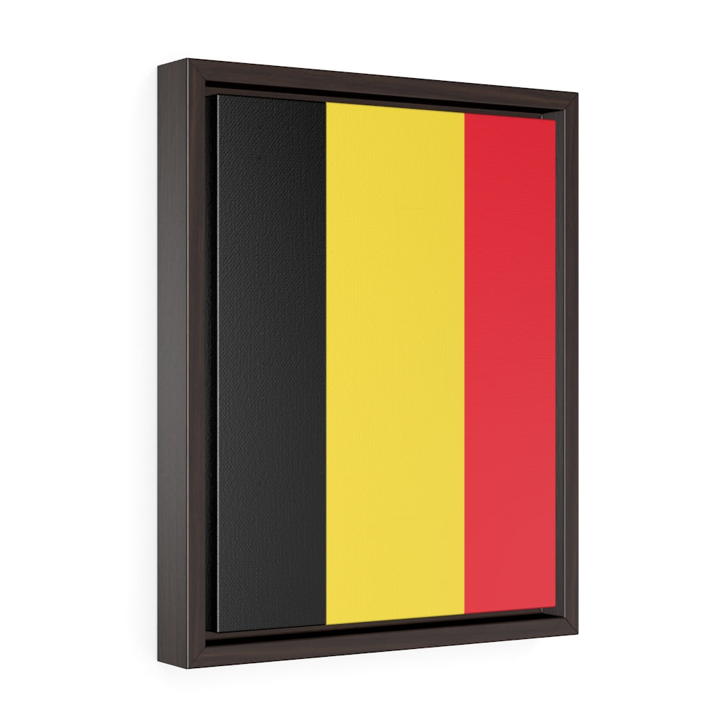 BELGIUM Vertical Framed Premium Gallery Wrap Canvas