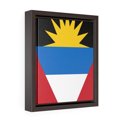 ANTIGUA AND BARBUDA Vertical Framed Premium Gallery Wrap Canvas