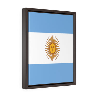 ARGENTINA Vertical Framed Premium Gallery Wrap Canvas