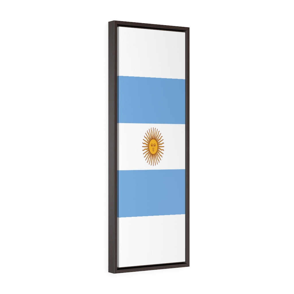 ARGENTINA Vertical Framed Premium Gallery Wrap Canvas