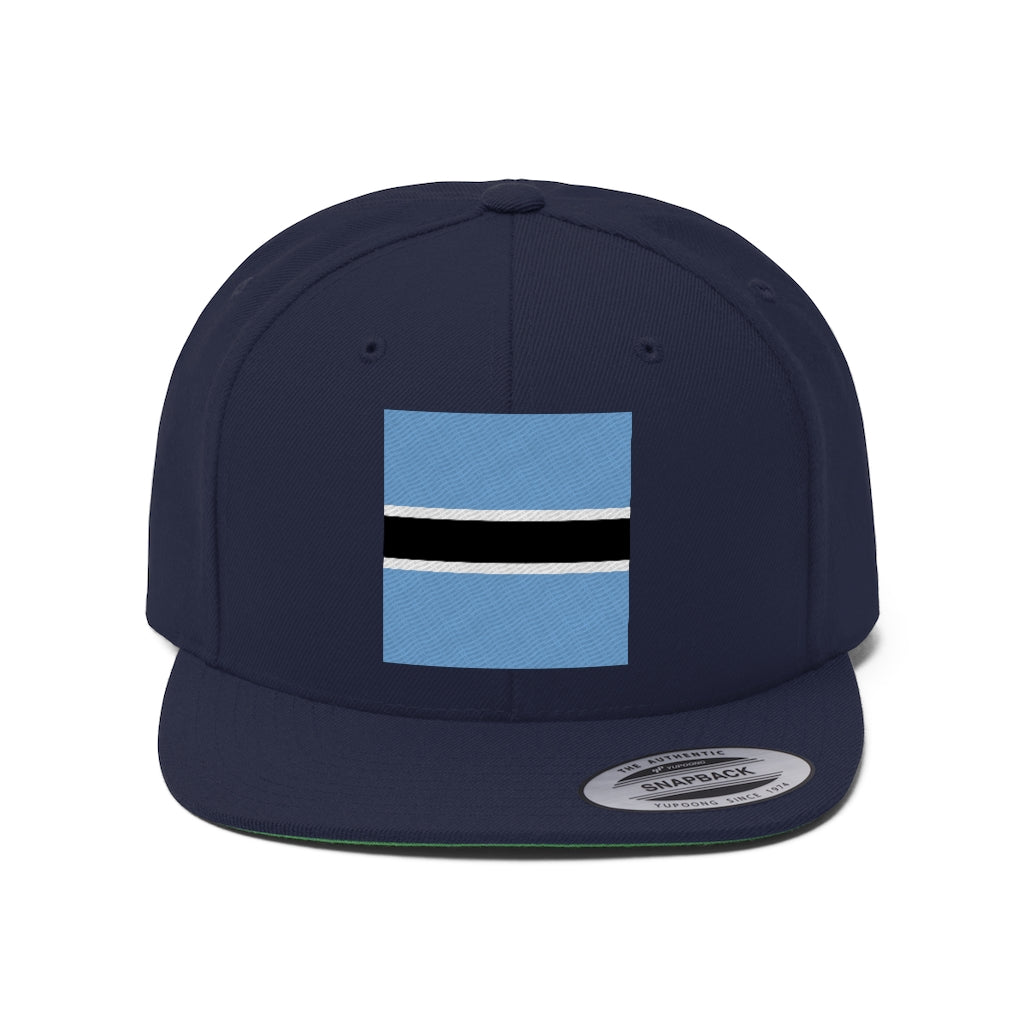 BOTSWANA Unisex Flat Bill Hat