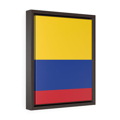 COLOMBIA Vertical Framed Premium Gallery Wrap Canvas