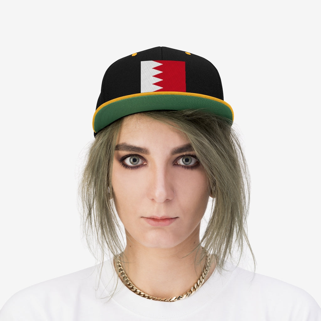 BAHRAIN Unisex Flat Bill Hat