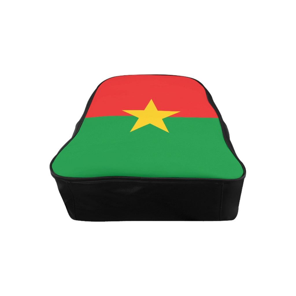 BURKINA FASO FLAG School Backpack