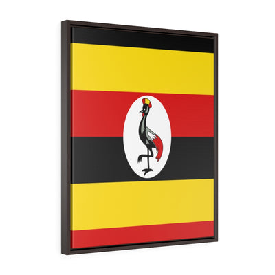 UGANDA Vertical Framed Premium Gallery Wrap Canvas