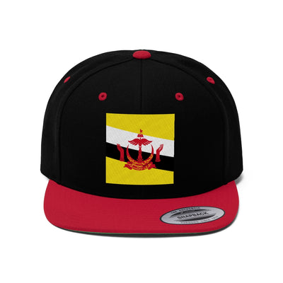 BRUNEI Unisex Flat Bill Hat