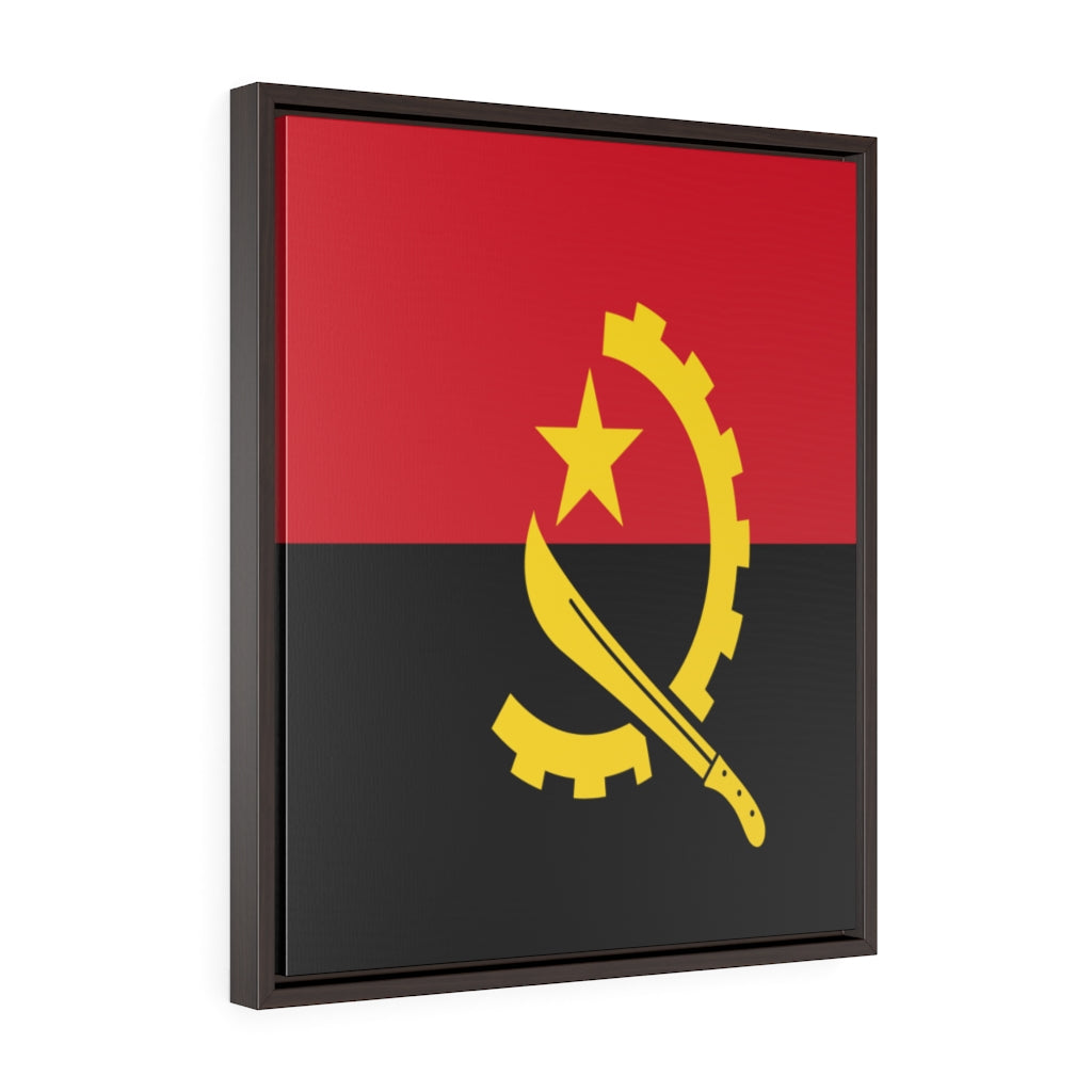 ANGOLA Vertical Framed Premium Gallery Wrap Canvas