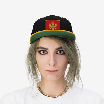 MONTENEGRO Unisex Flat Bill Hat