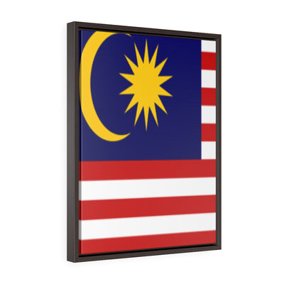 MALAYSIA Vertical Framed Premium Gallery Wrap Canvas