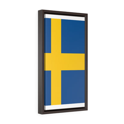 SWEDEN  Vertical Framed Premium Gallery Wrap Canvas