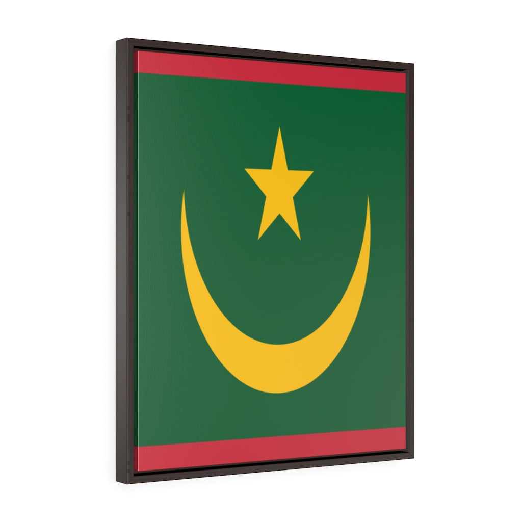 MAURITANIA Vertical Framed Premium Gallery Wrap Canvas