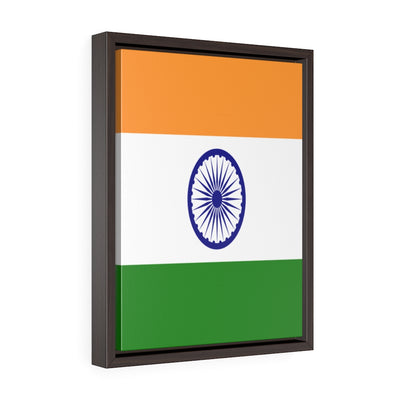 INDIA Vertical Framed Premium Gallery Wrap Canvas