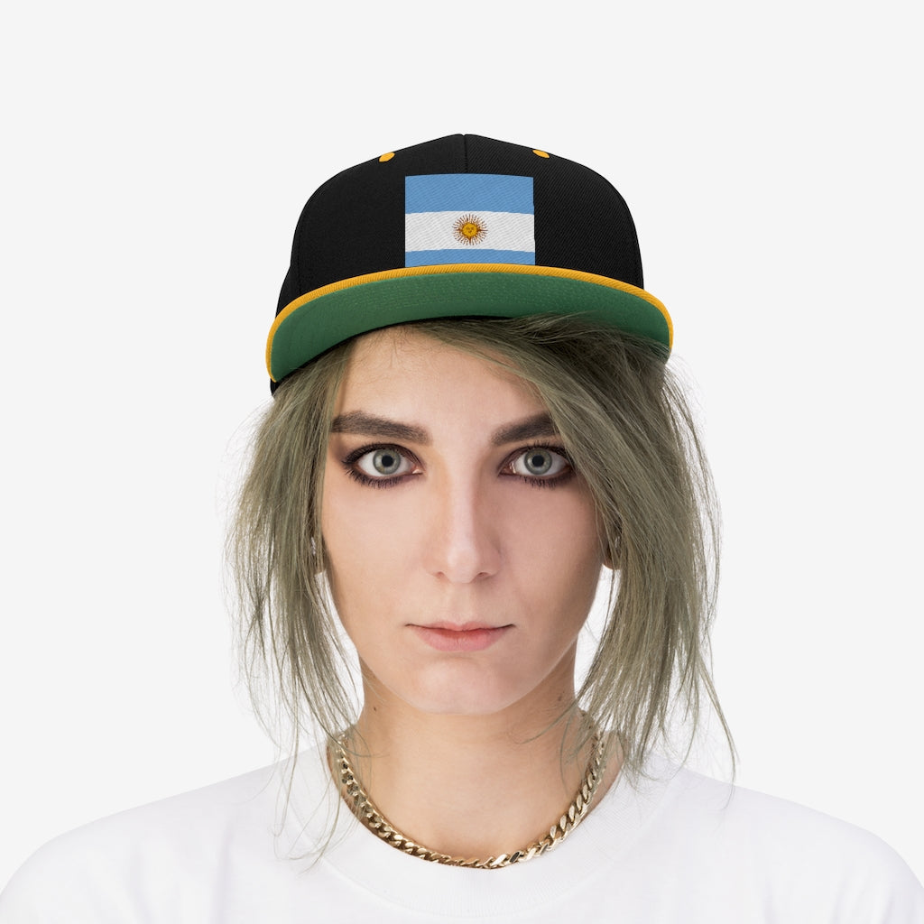 ARGENTINA Unisex Flat Bill Hat