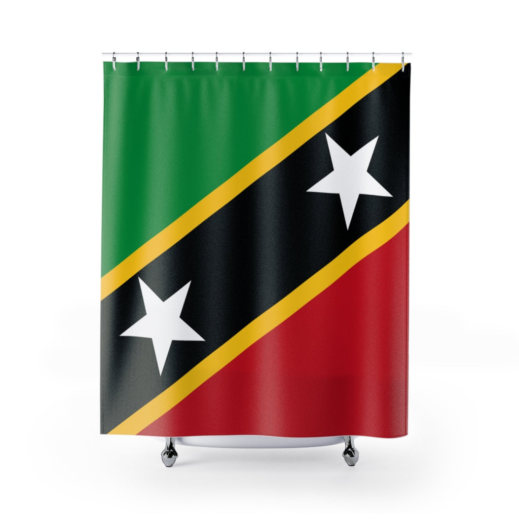 SAINT KITTS AND NEVIS Shower Curtains