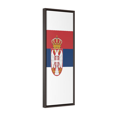 SERBIA Vertical Framed Premium Gallery Wrap Canvas