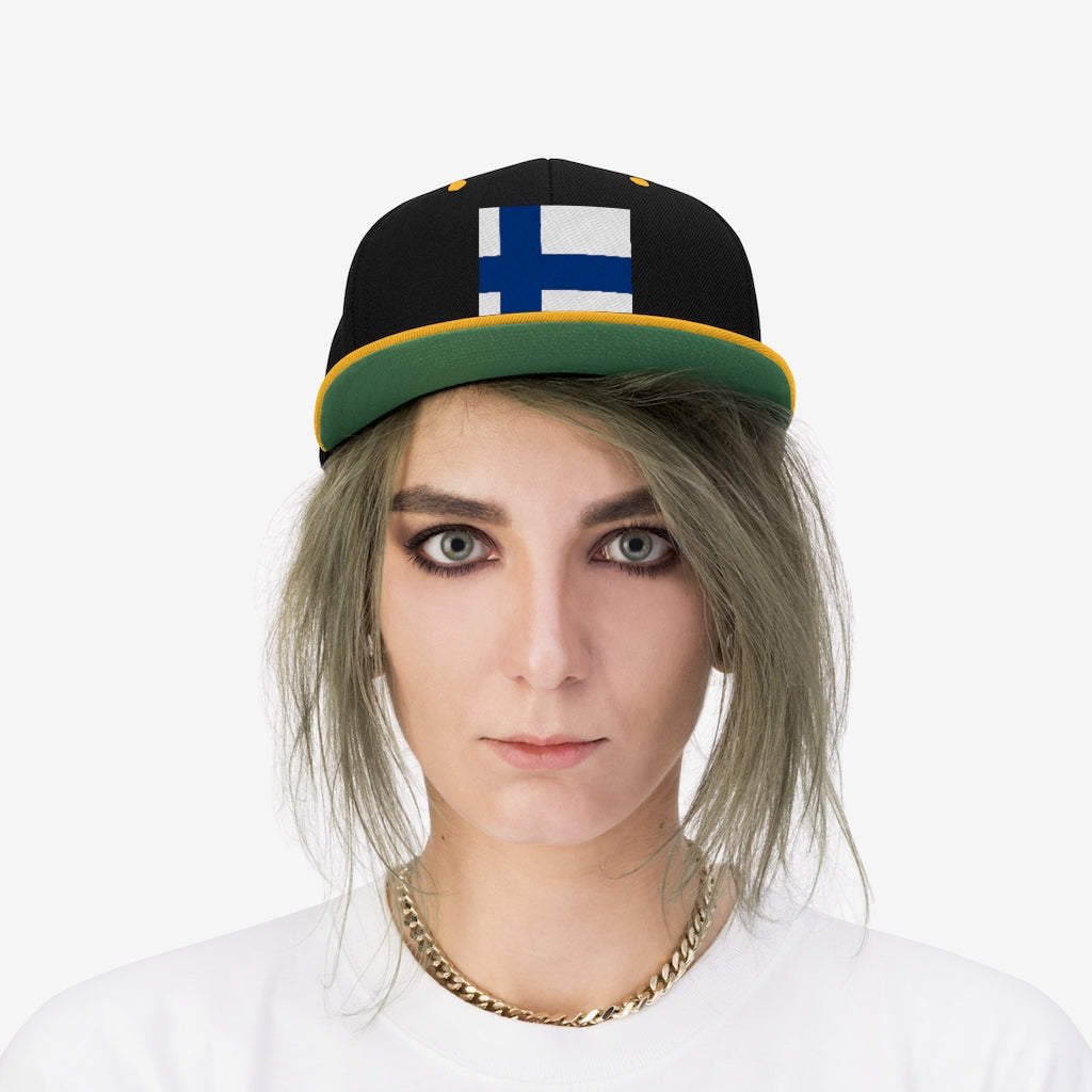 FINLAND Unisex Flat Bill Hat