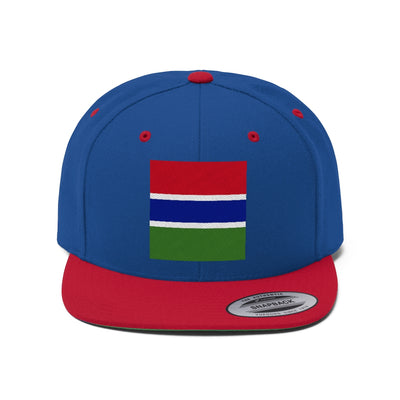 GAMBIA Unisex Flat Bill Hat