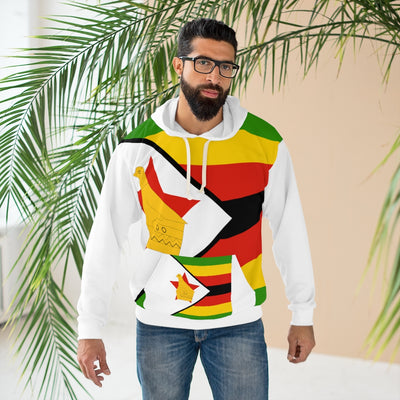 ZIMBABWE FLAG AOP Unisex Pullover Hoodie