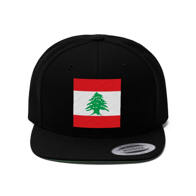 LEBANON Unisex Flat Bill Hat