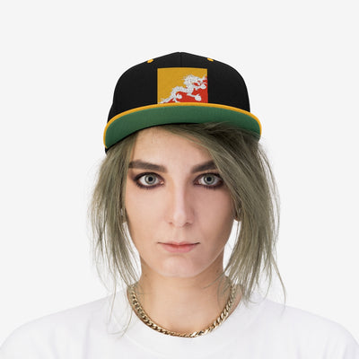 BHUTAN Unisex Flat Bill Hat