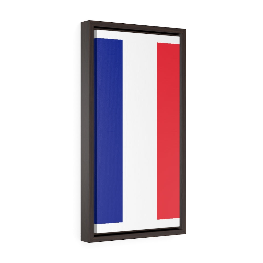 FRANCE Vertical Framed Premium Gallery Wrap Canvas