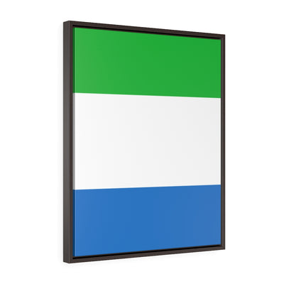 SIERRA LEONE Vertical Framed Premium Gallery Wrap Canvas