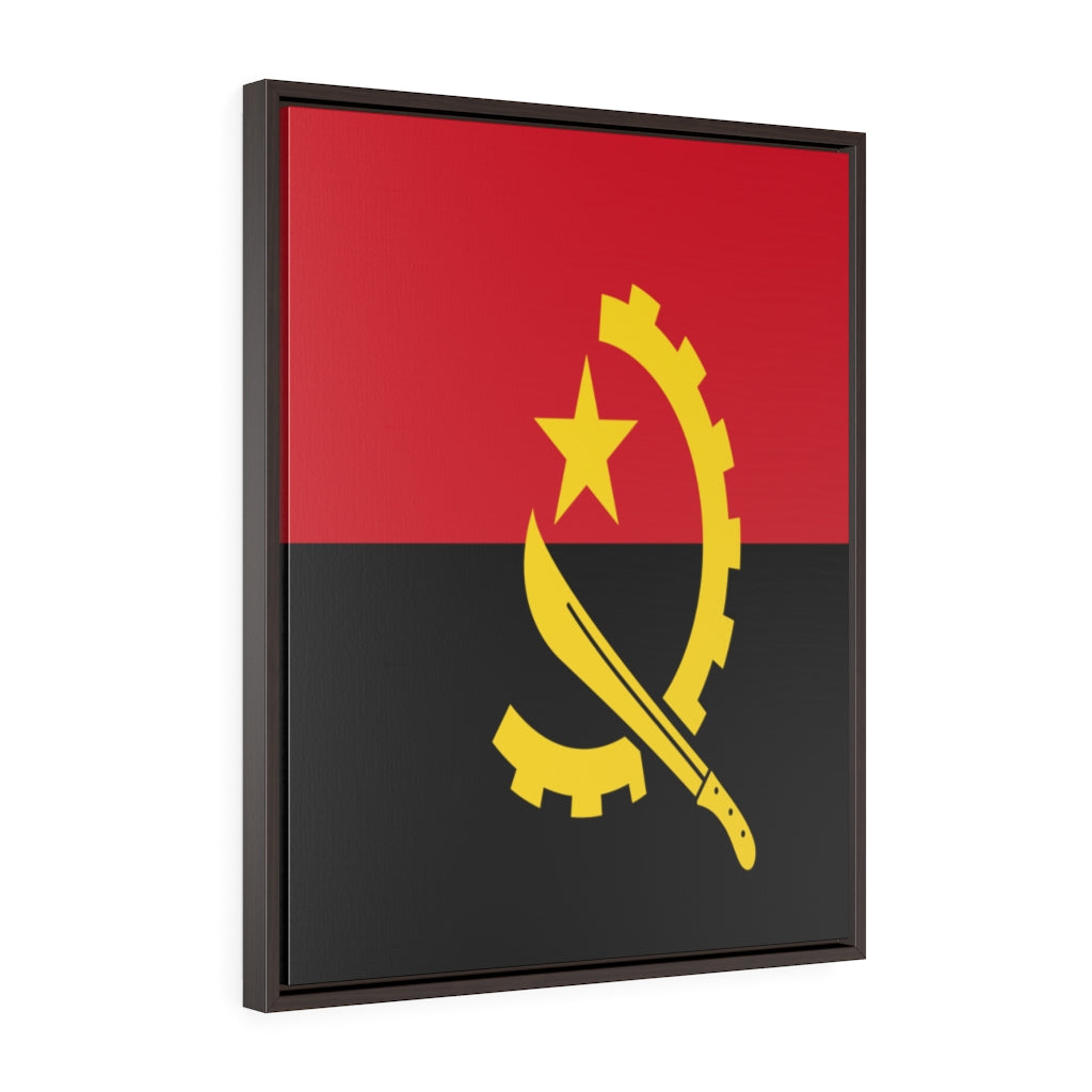 ANGOLA Vertical Framed Premium Gallery Wrap Canvas