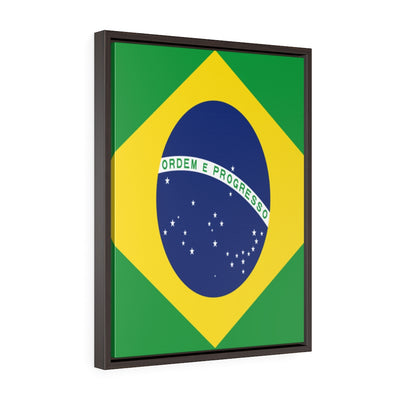 BRAZIL Vertical Framed Premium Gallery Wrap Canvas