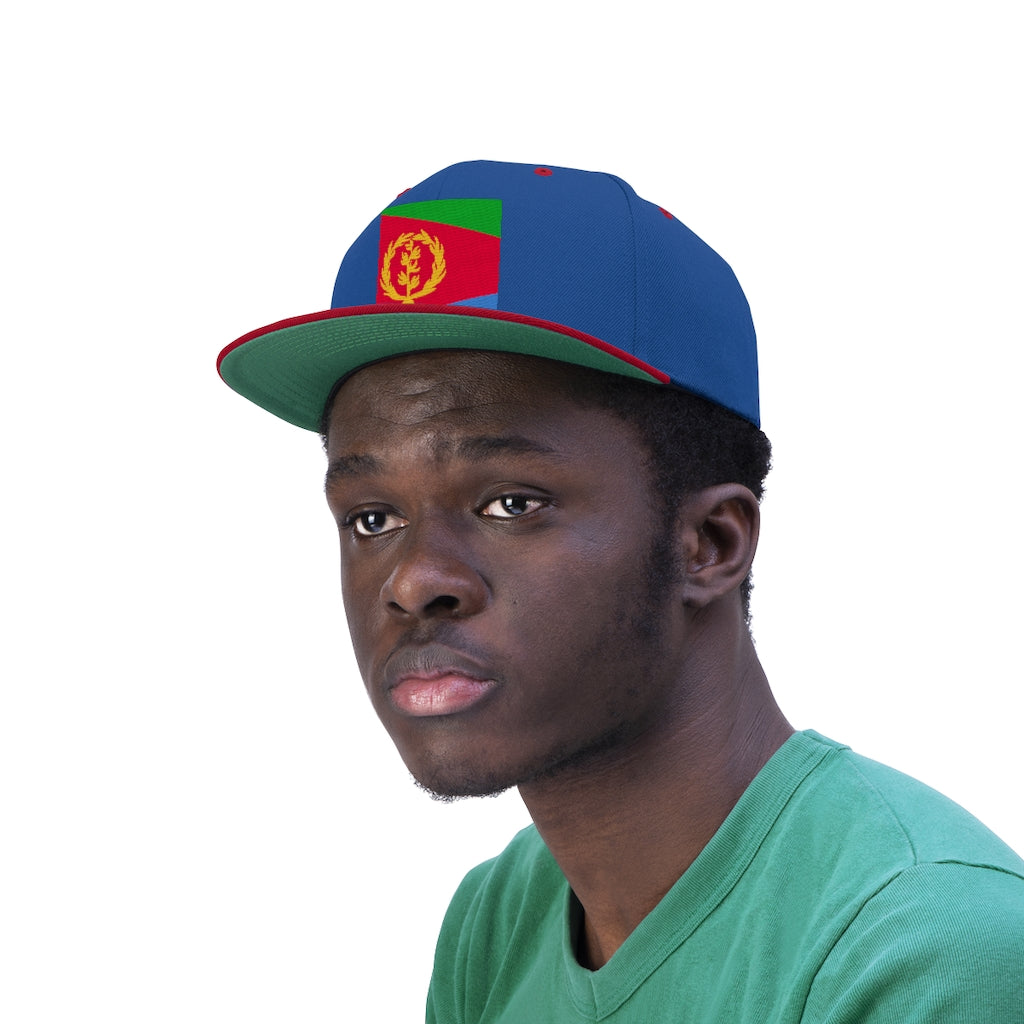 ERITREA Unisex Flat Bill Hat