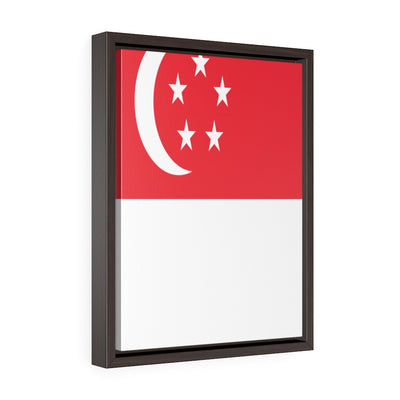 SINGAPORE Vertical Framed Premium Gallery Wrap Canvas