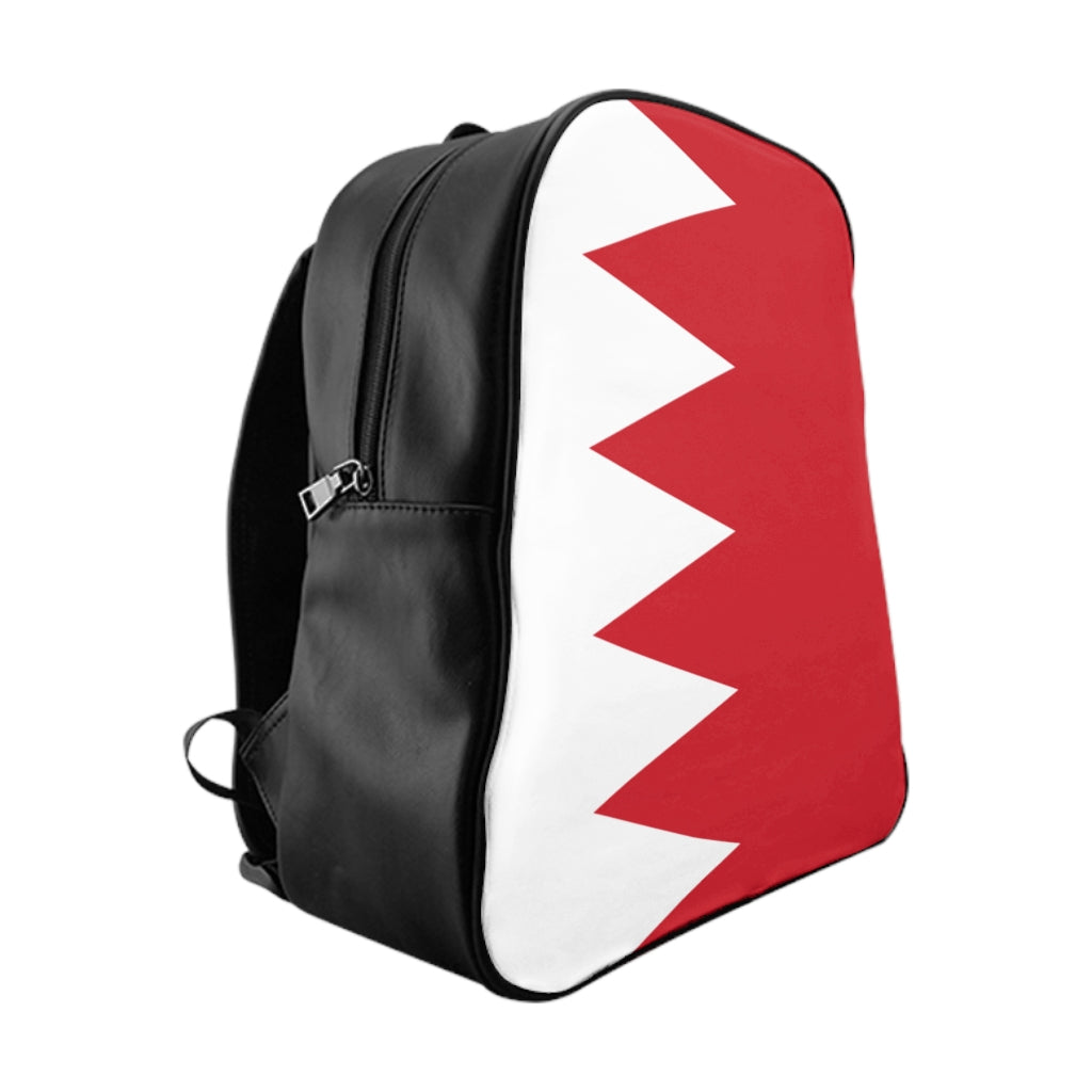 BAHRAIN FLAG School Backpack