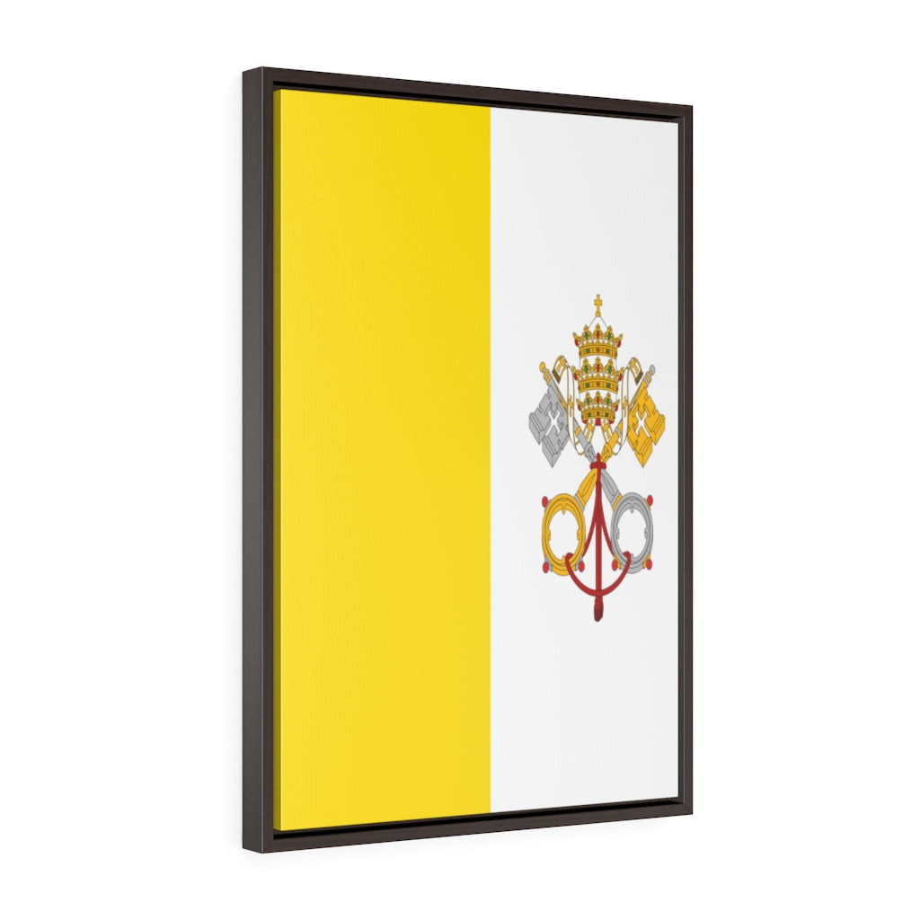 VATICAN CITY Vertical Framed Premium Gallery Wrap Canvas