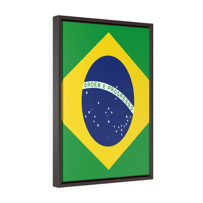 BRAZIL Vertical Framed Premium Gallery Wrap Canvas